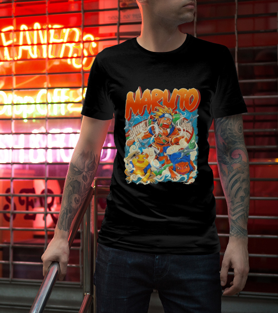 Naruto Uzumaki Toad Summoning Adventure Anime Ninja T-Shirt