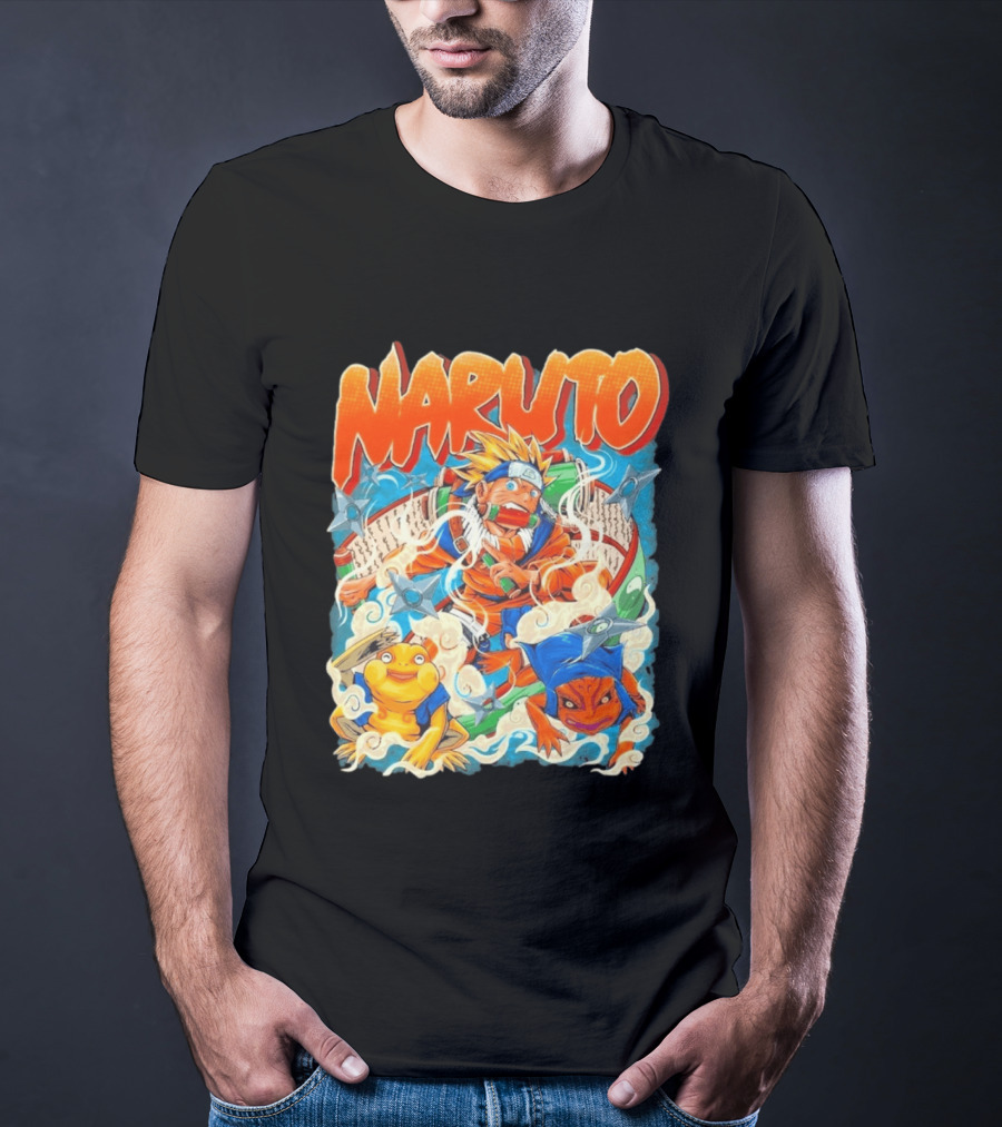Naruto Uzumaki Toad Summoning Adventure Anime Ninja T-Shirt