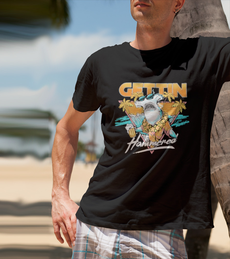 Gettin' Hammerhead Tropical Beach Vibes T-Shirt