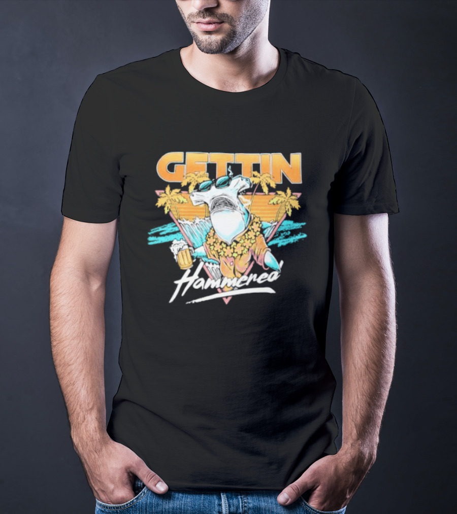 Gettin' Hammerhead Tropical Beach Vibes T-Shirt