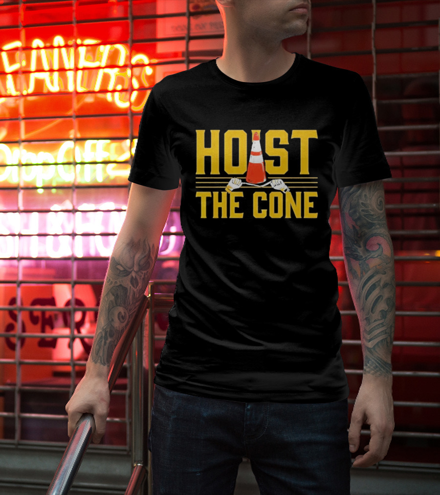Pittsburgh Hoist The Cone Baseball Meme T-Shirt