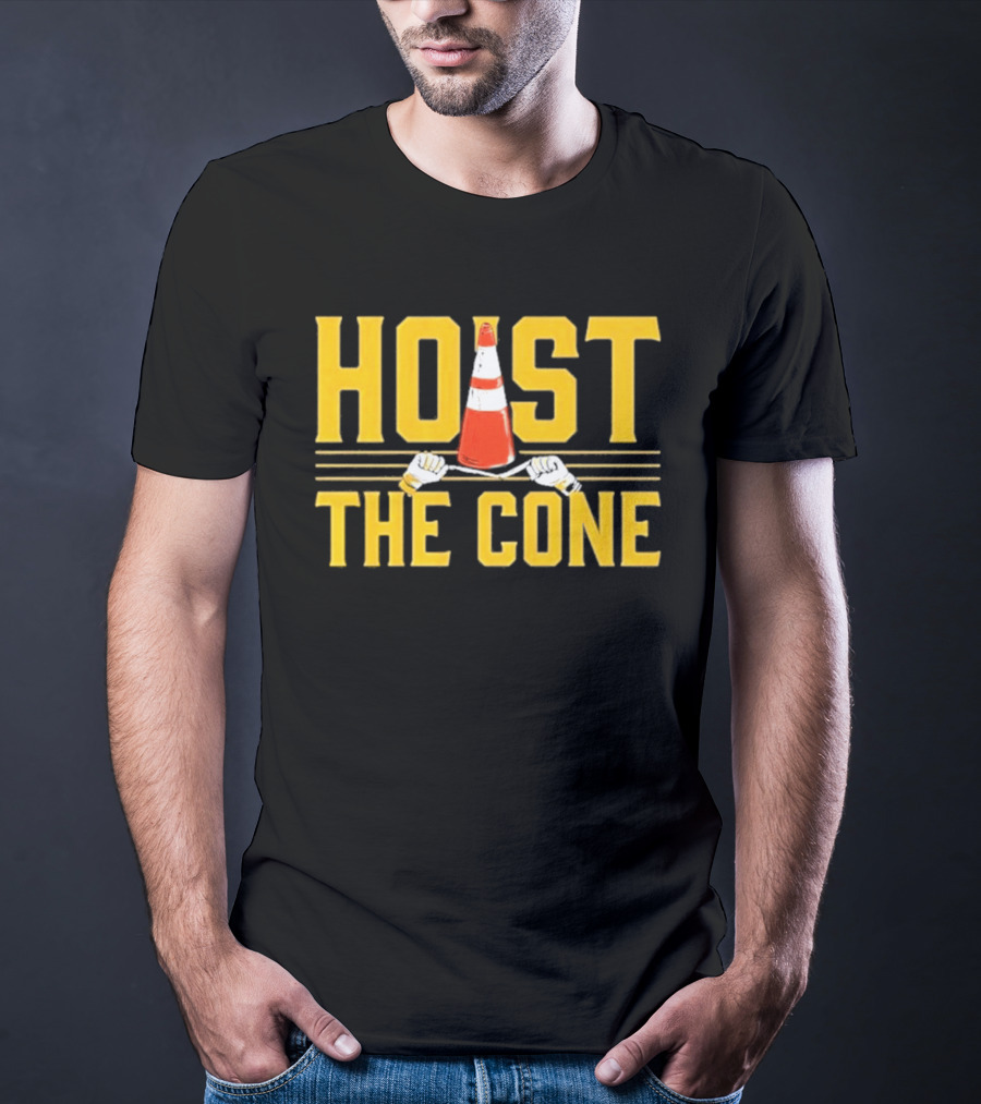 Pittsburgh Hoist The Cone Baseball Meme T-Shirt