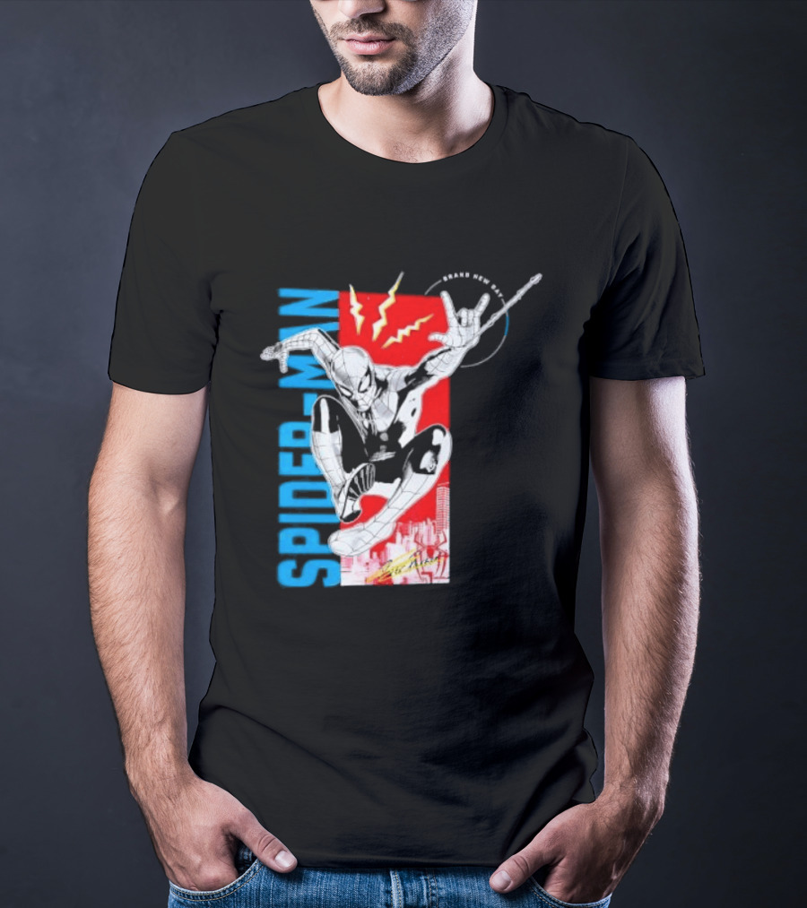 Spider Man Web Slinging Marvel Universe Brand New Day T-Shirt