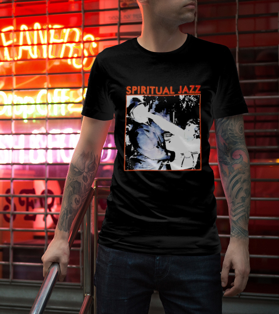 Spiritual Jazz Horn Player Watercolor T-Shirt