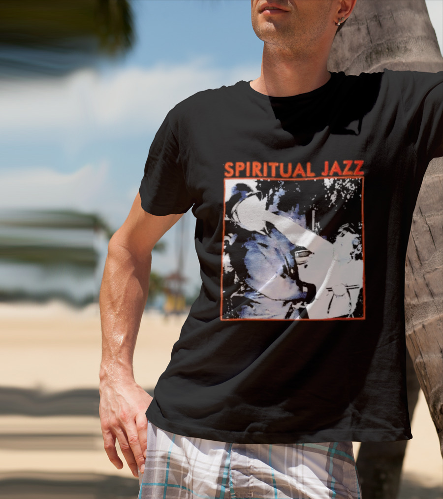Spiritual Jazz Horn Player Watercolor T-Shirt