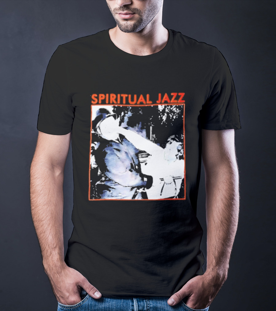 Spiritual Jazz Horn Player Watercolor T-Shirt