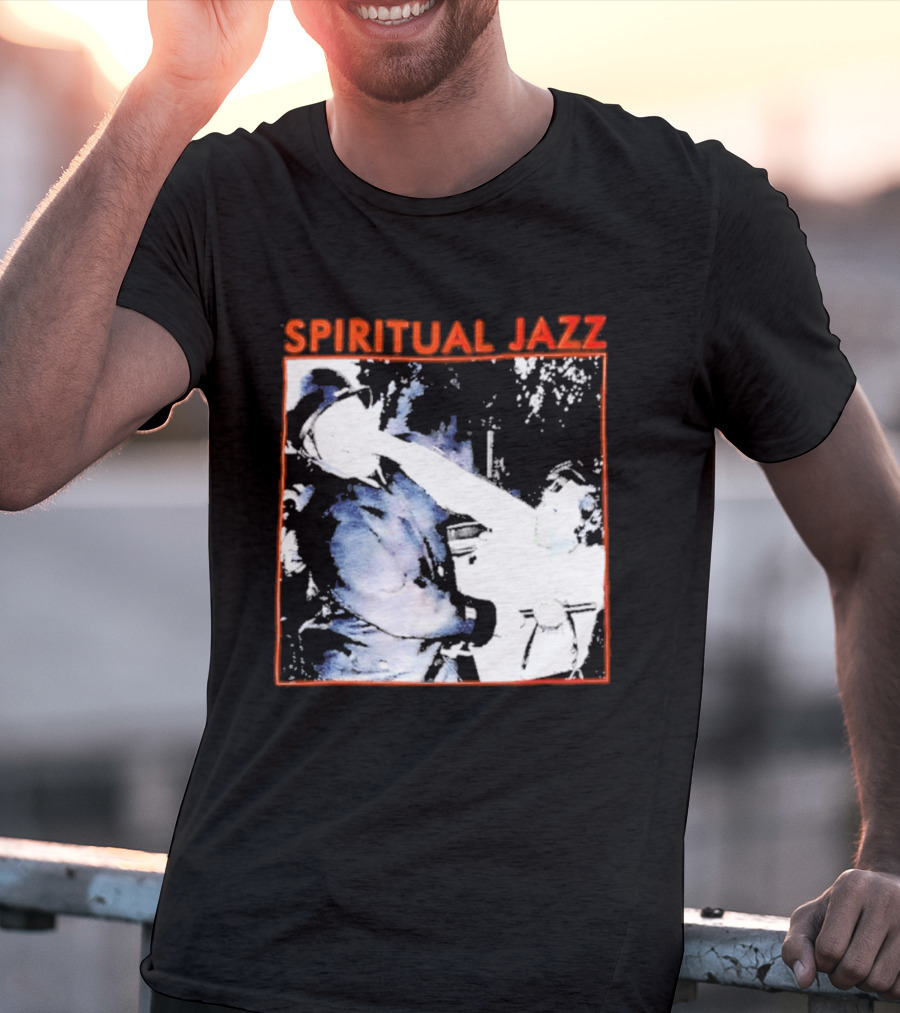 Spiritual Jazz Horn Player Watercolor T-Shirt