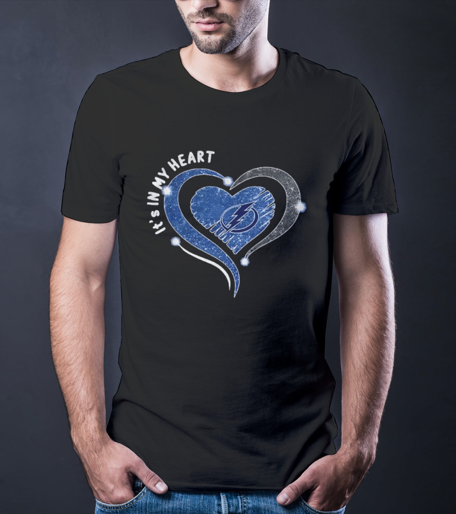 Tampa Bay Lightning It's In My Heart Hockey NHL 2026 T-Shirt