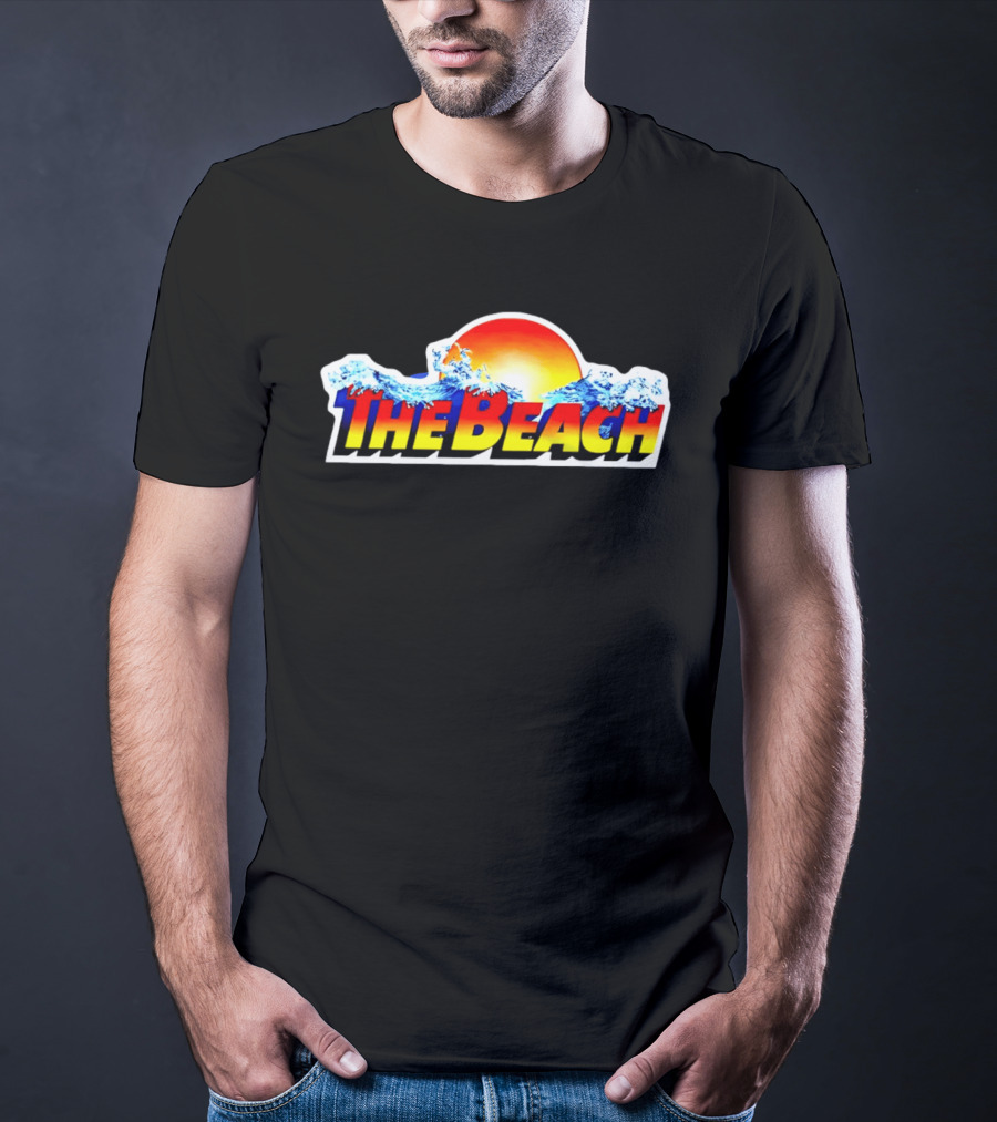 The Beach Waterpark Vintage Sunset Wave T-Shirt