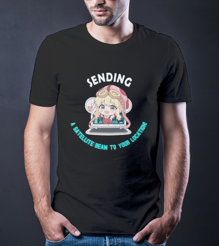Tita Russell Sending A Satellite Beam To Your Location T-Shirt