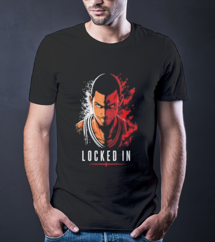 Victor Wembanyama Locked In Spurs Basketball Dual Color T-Shirt