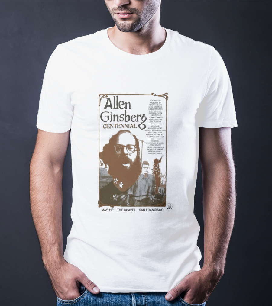 Allen Ginsberg Centennial May 11 2026 The Chapel San Francisco Event T-Shirt
