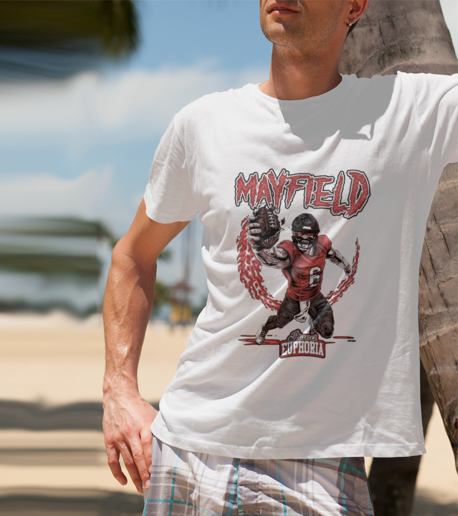 Mayfield Oklahoma Fire Cannon Football T-Shirt