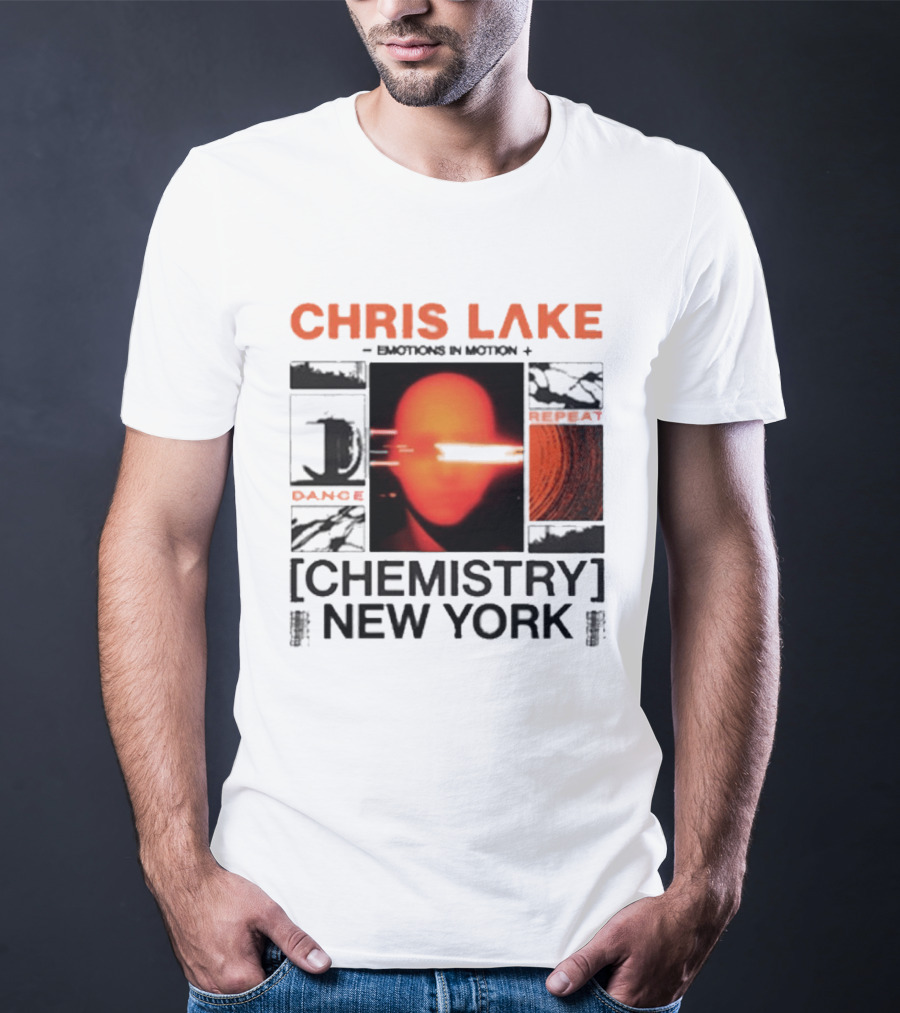 CHRIS LAKE Emotions In Motion Chemistry Dance New York T-Shirt