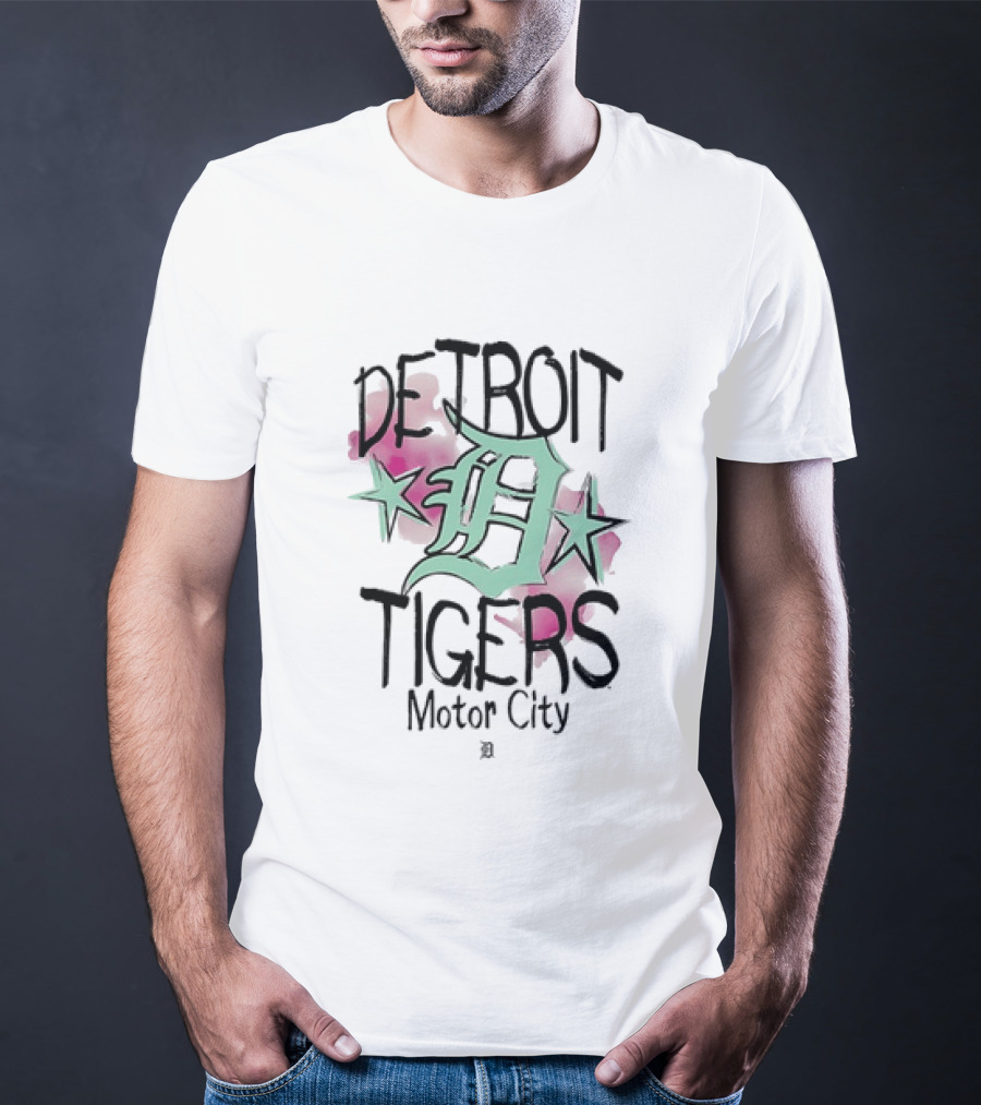 Detroit Tigers Motor City Punk Core Lifestyle T-Shirt