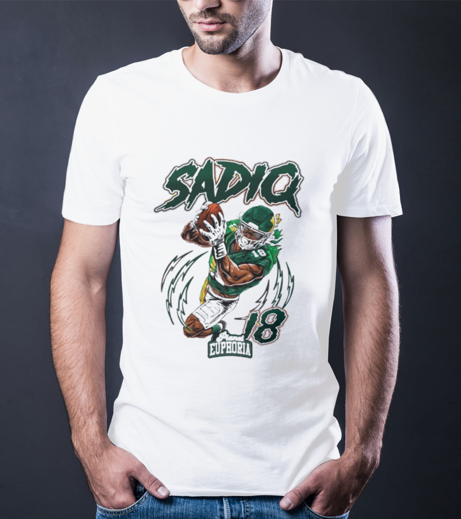 Sadiq Euphoria Football Catch 18 T-Shirt