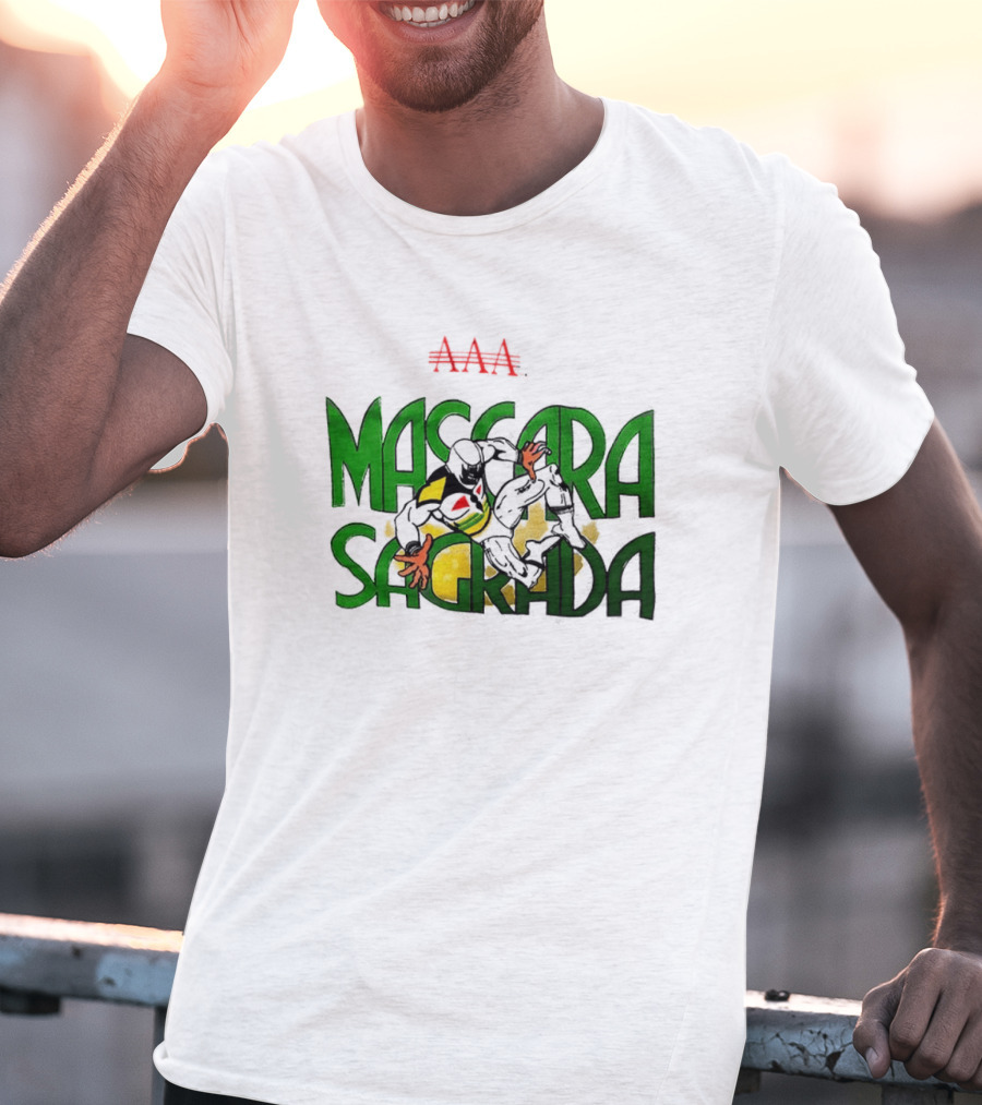 Máscara Sagrada AAA Lucha Libre Mexican Wrestling Hero T-Shirt