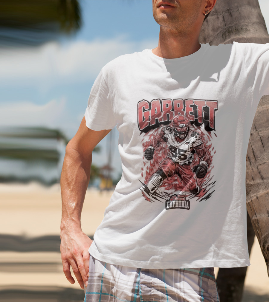 Garrett Inferno Hysteria Fiery Football Warrior T-Shirt