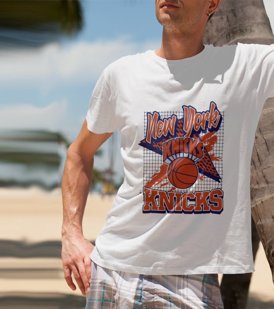 New York Knicks Hardwood Classics Vintage Basketball T-Shirt