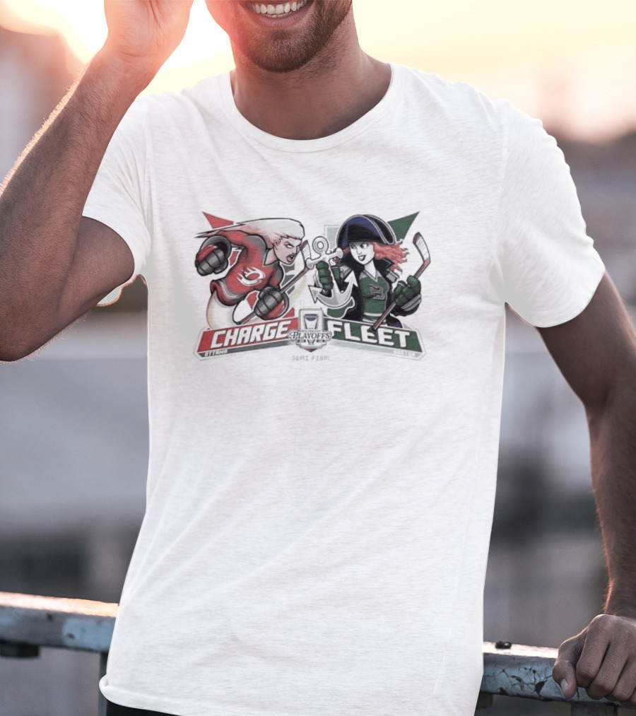 Ottawa Charge Vs Boston Fleet Walter Cup 2026 Head To Head Showdown T-Shirt