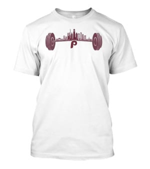 Philadelphia Phillies Philly Strong Skyline Barbell Series T-Shirt