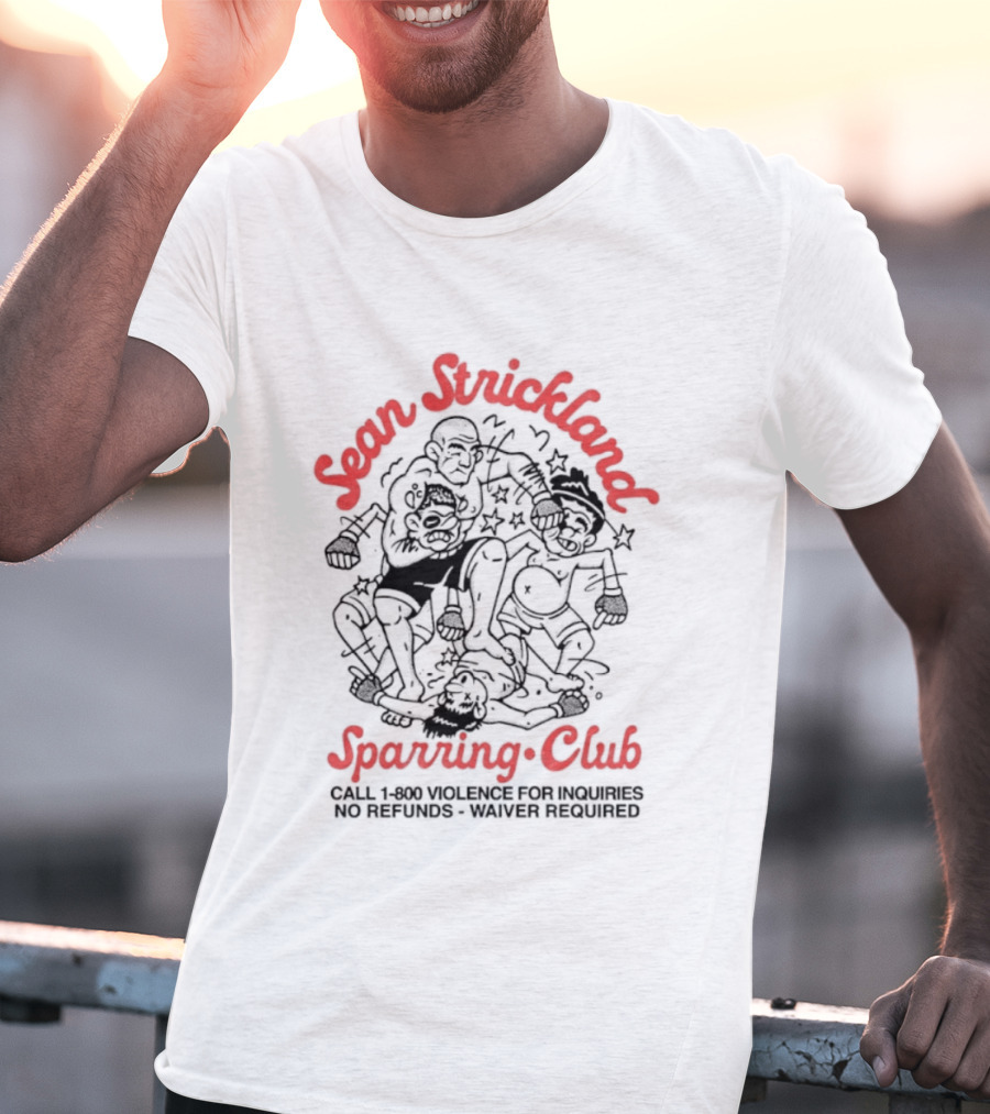 Sean Strickland Sparring Club MMA Fighter T-Shirt