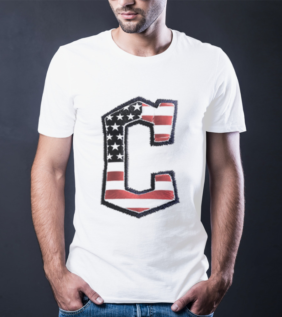 Cleveland Guardians American Flag Hat 2026 Patriotic Giveaway T-Shirt