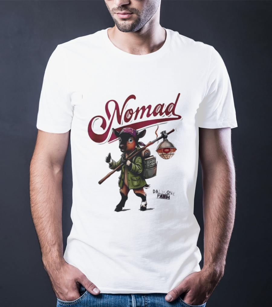 Dalscone Nomad Adventurous Goat Trekker With Lantern T-Shirt