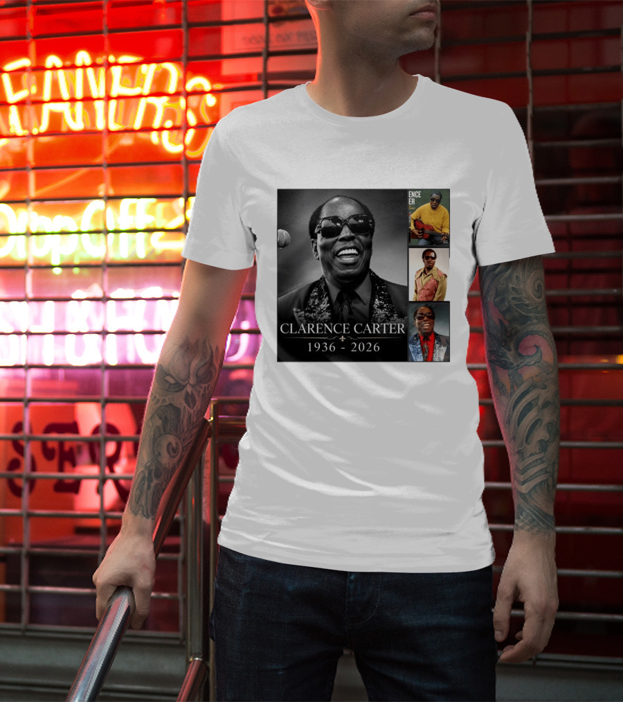 Clarence Carter 1936 2026 Soul Legend Memorial Compilation T-Shirt