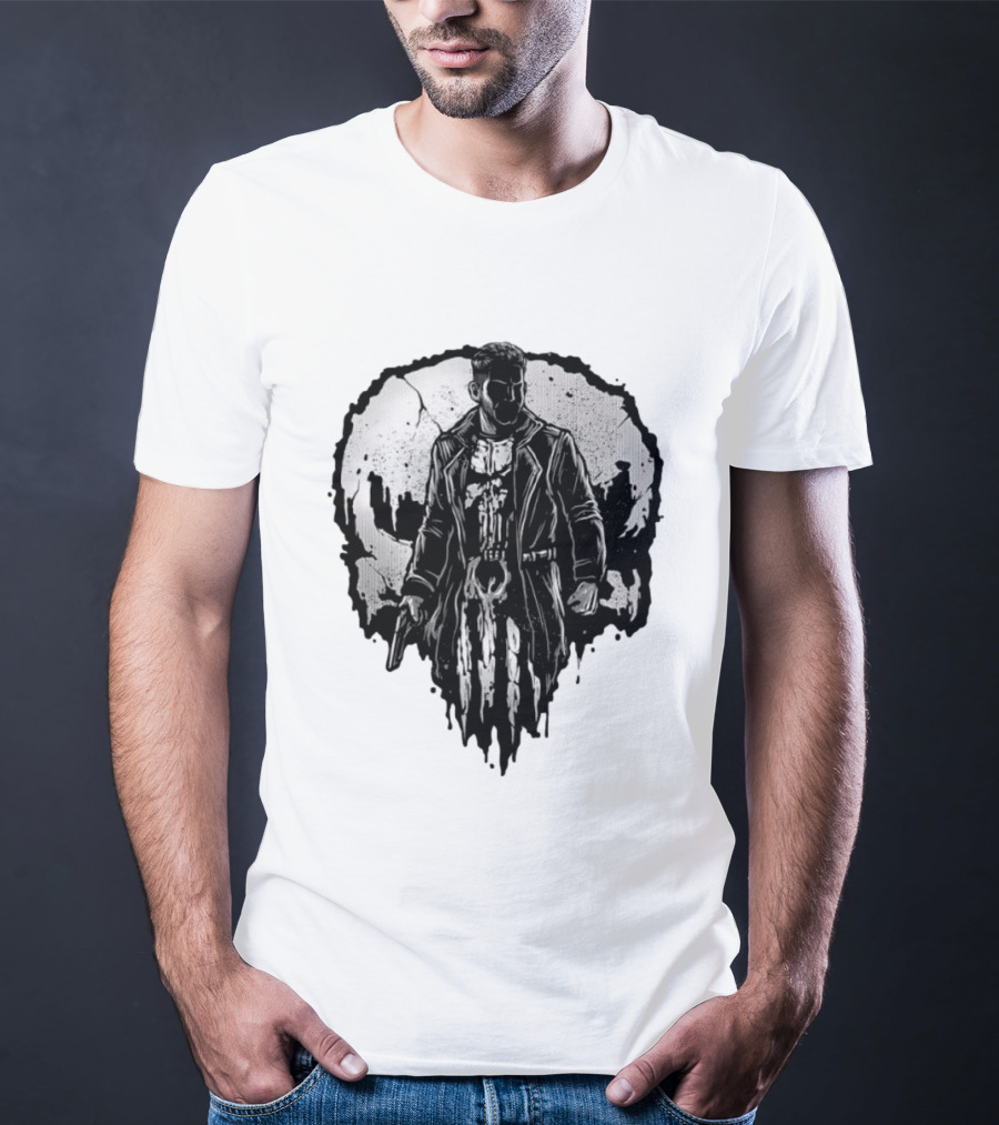 He Who Punishes Skull Emblem Marvel Comics T-Shirt