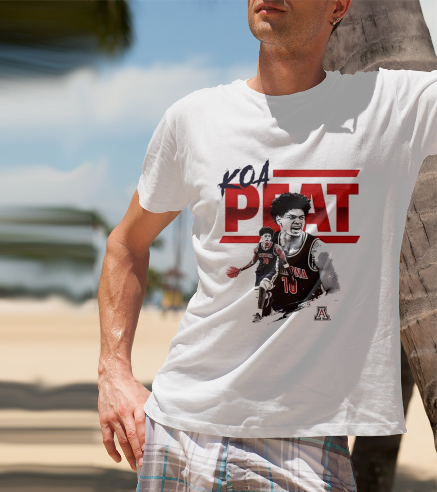 Koa Peat Arizona 10 Wildcats Basketball T-Shirt
