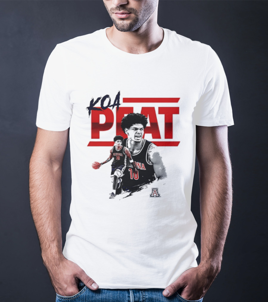 Koa Peat Arizona 10 Wildcats Basketball T-Shirt