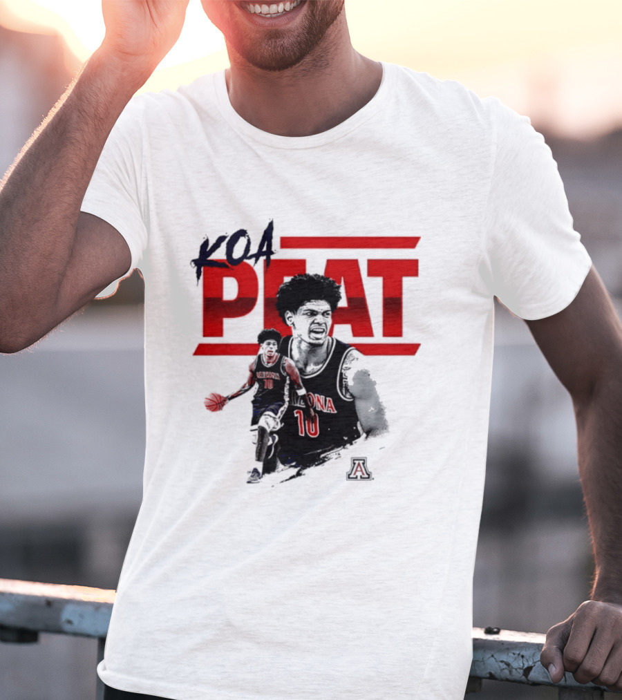 Koa Peat Arizona 10 Wildcats Basketball T-Shirt