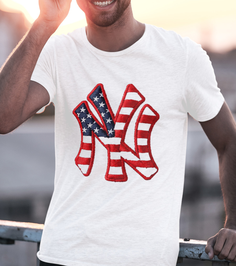 Yankees 4th Of July Stars And Stripes NY 2026 Giveaway T-Shirt