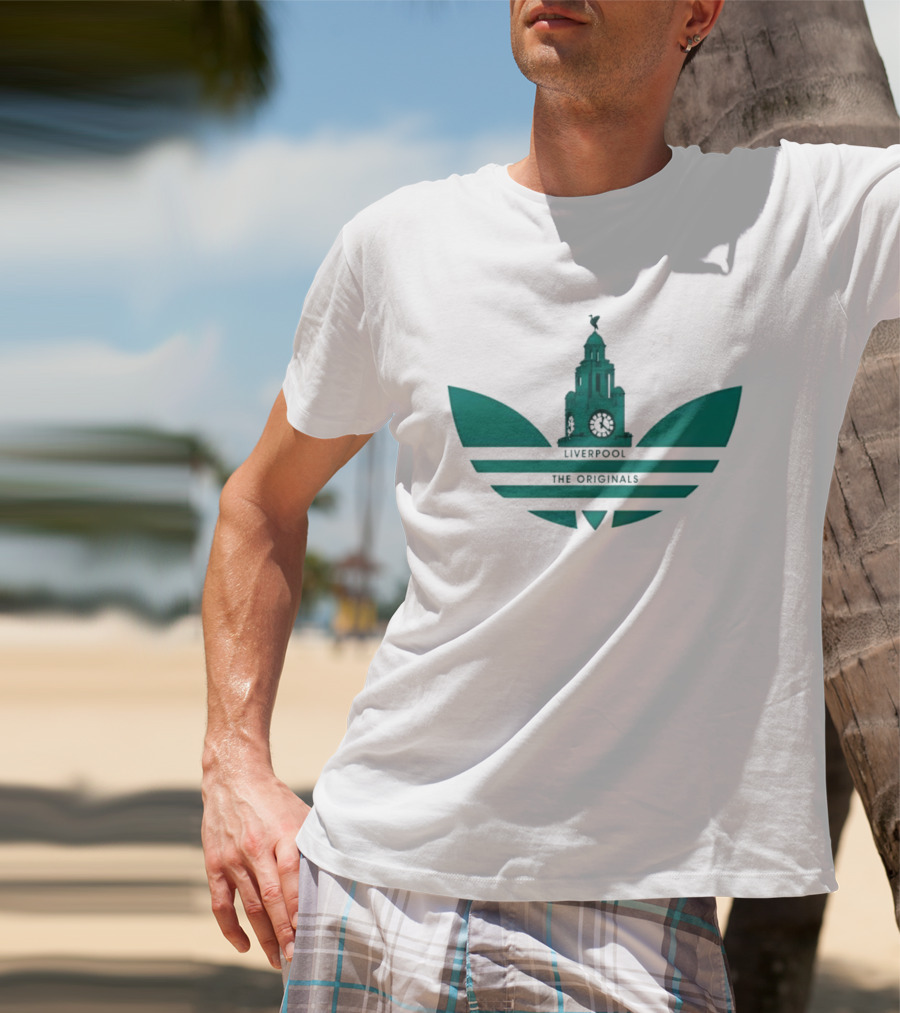 Liverpool The Originals Liver Building Wings T-Shirt