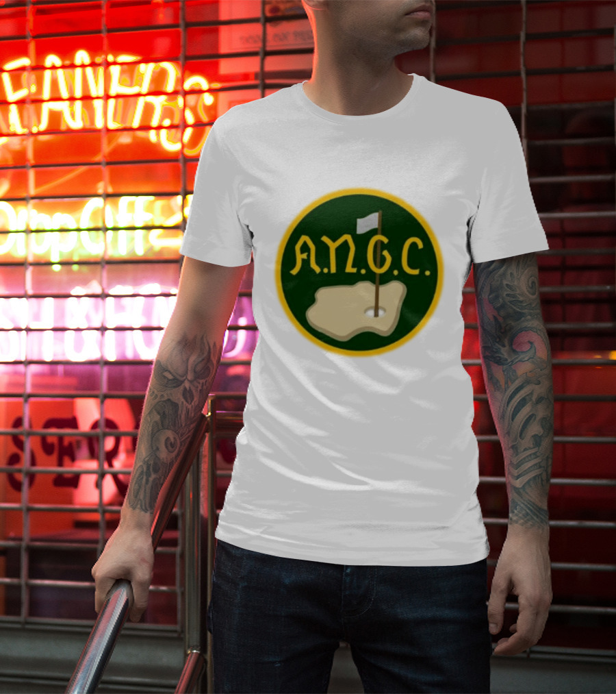 Cameron Young ANGC Golf Emblem Circular Crest T-Shirt