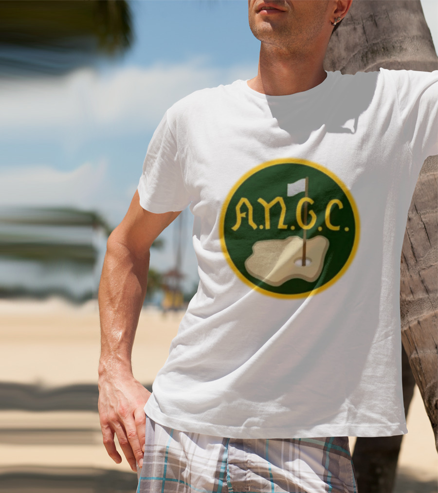 Cameron Young ANGC Golf Emblem Circular Crest T-Shirt