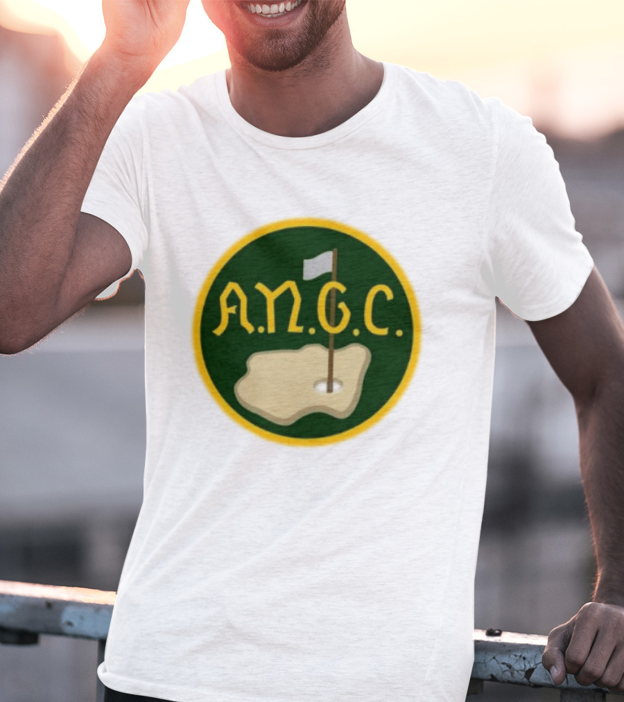 Cameron Young ANGC Golf Emblem Circular Crest T-Shirt