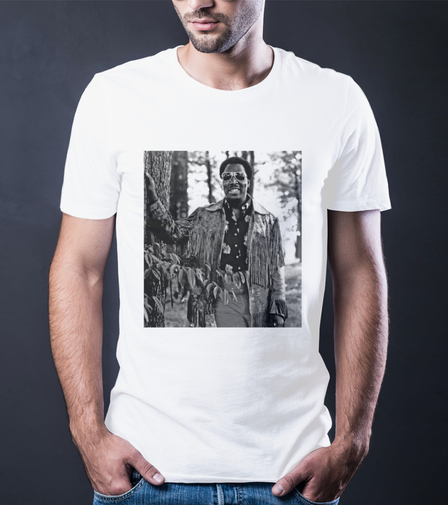 Clarence Carter Singer Fringe Jacket And Sunglasses Outdoors T-Shirt