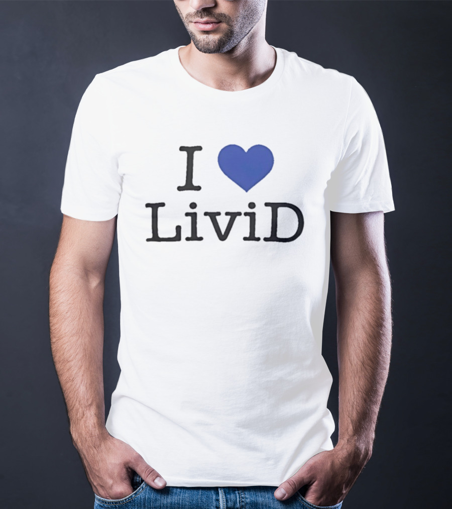 Dan Abrams Wearing I Heart LiviD T-Shirt
