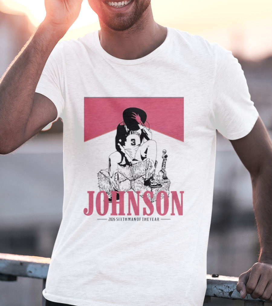 Keldon Johnson San Antonio Spurs 2026 Sixth Man Of The Year Johnson T-Shirt