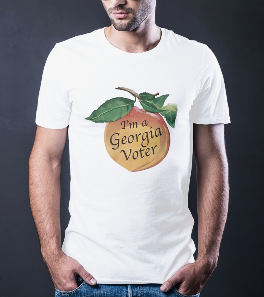 I'm A Georgia Voter Peach T-Shirt