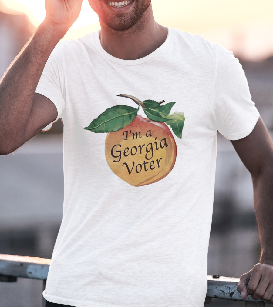 I'm A Georgia Voter Peach T-Shirt