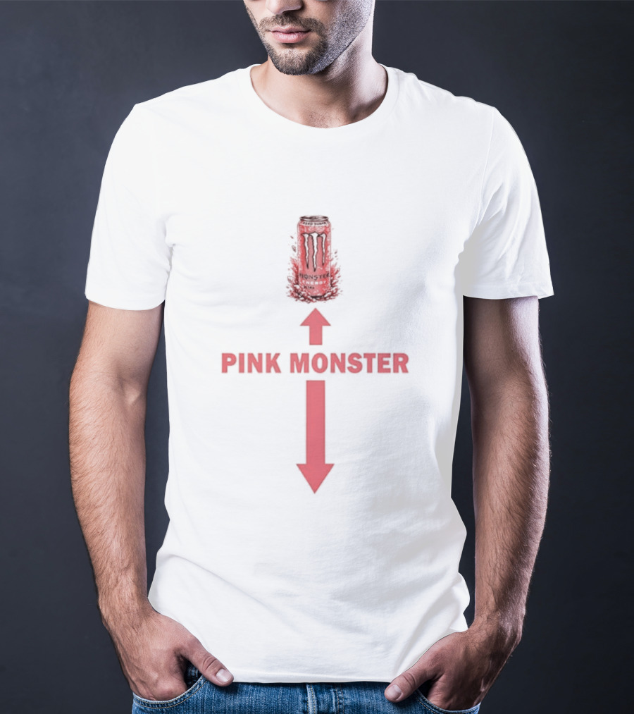 Monster Energy Ultra Rosa Pink Monster Arrows Meme T-Shirt