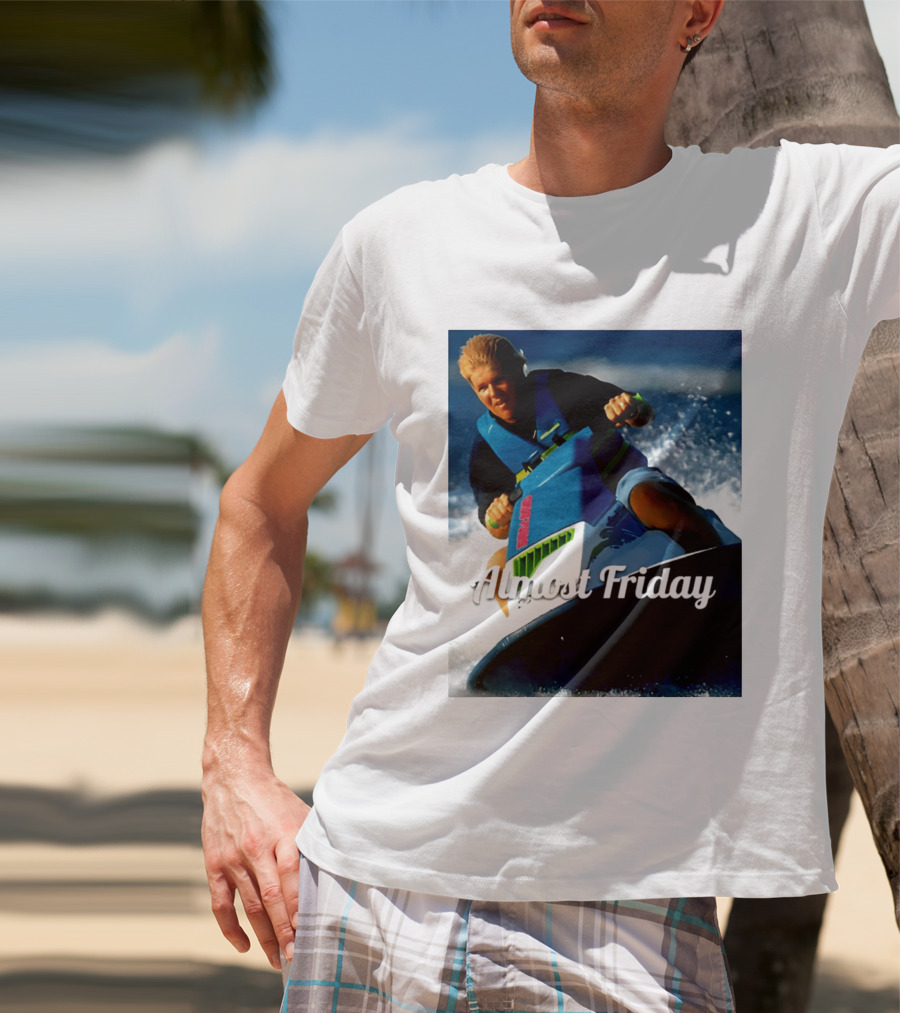 John Daly Throttle Jet Ski Almost Friday T-Shirt