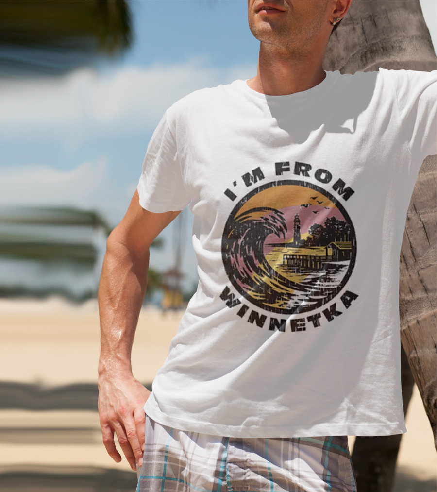 Johnny Hilbrant I'm From Winnetka Wave Scene T-Shirt