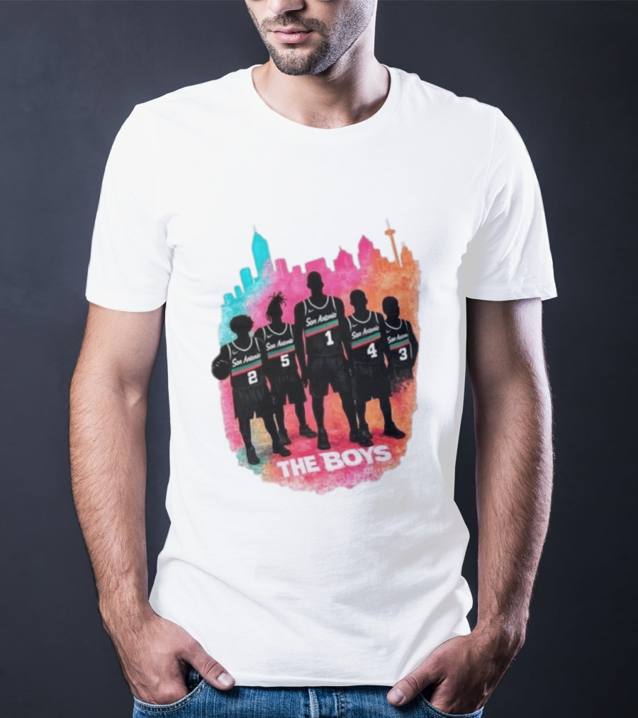 San Antonio Splash Hoops Skyline The Boys T-Shirt