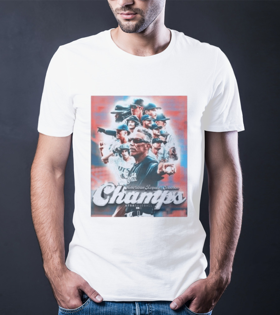 UTSA Baseball 2026 American Regular Season Champs Celebration T-Shirt