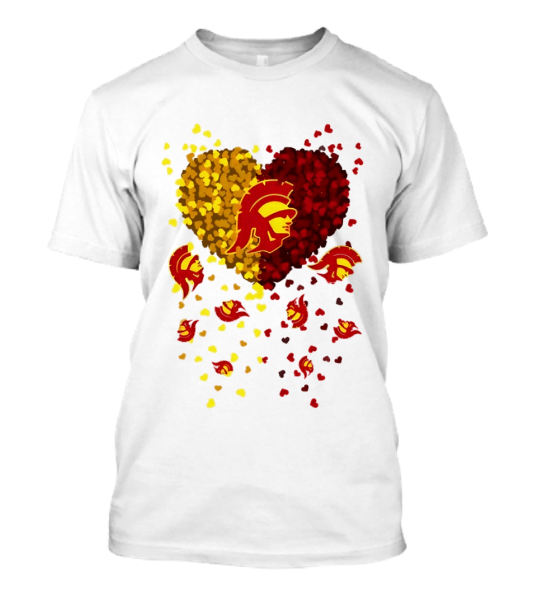USC Trojans Heart Football 2026 Fan T-Shirt