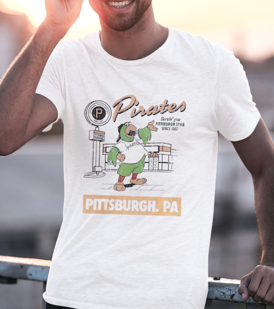 Pittsburgh Pirates Servin' You Pittsburgh PA Since 1887 T-Shirt
